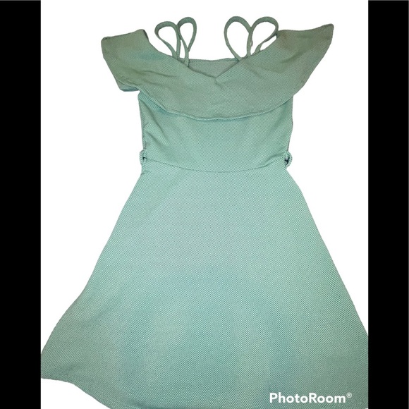 Elian Beat Girls Short Sleeve Cold Shoulder Sleeve Skater Dress new without tag